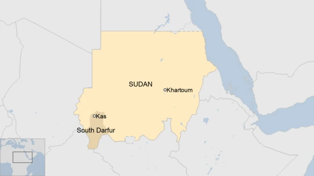 Map of Sudan