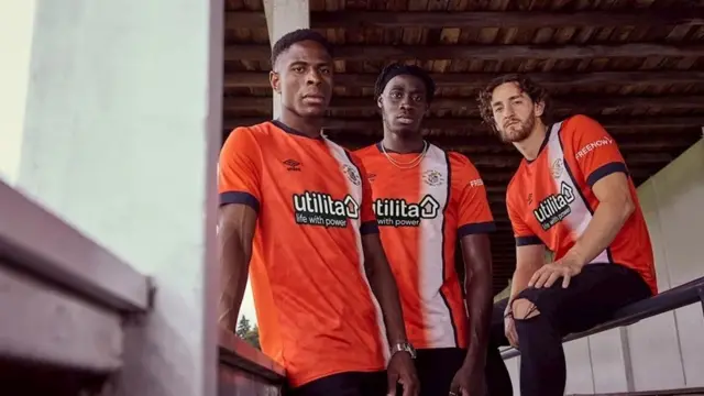 Luton's new home kit