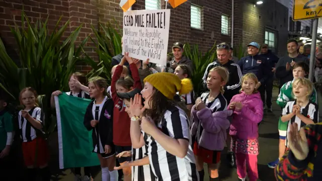 Irish fans at Leichhardt Oval