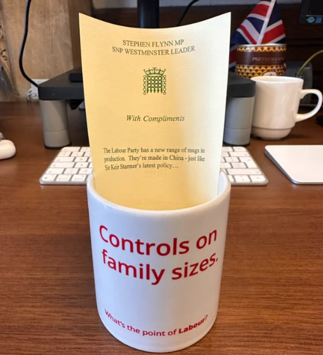 SNP mug reading: Controls on family sizes. What's the point of Labour?