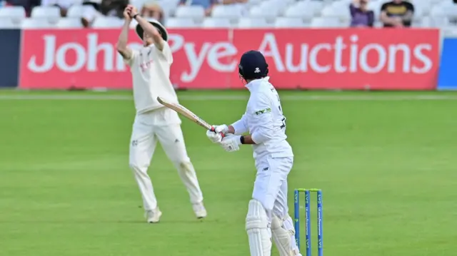 James Fuller caught in the slips