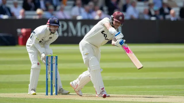 Rory Burns batting