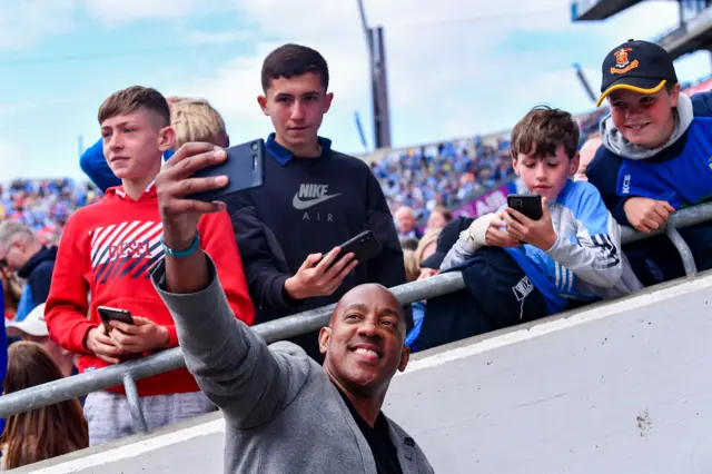 Dion Dublin at Croke Park