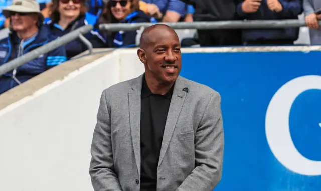 Dion Dublin at Croke Park