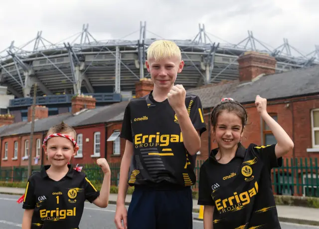 Derry fans at Croke Park