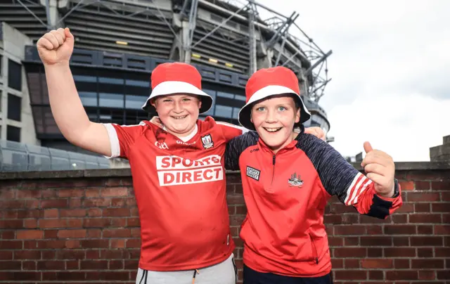 Cork fans at Croke Park