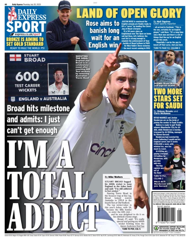 Express back page