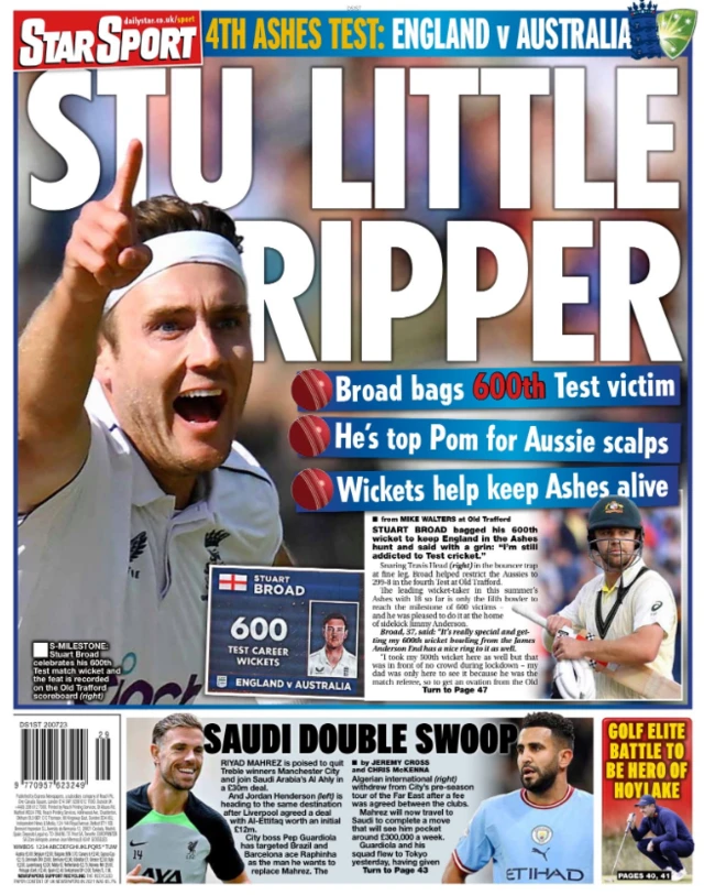 Star back page