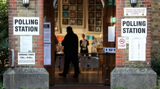 A polling station