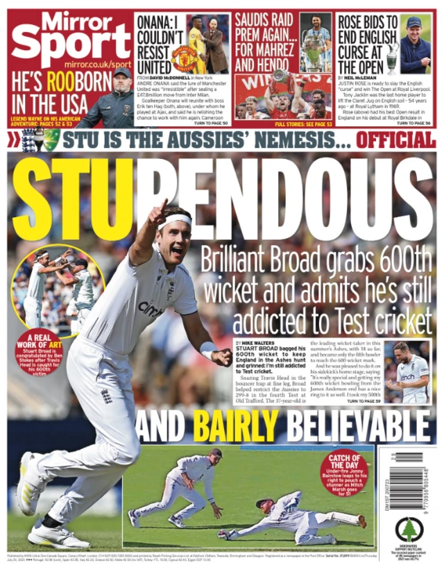 Mirror back page