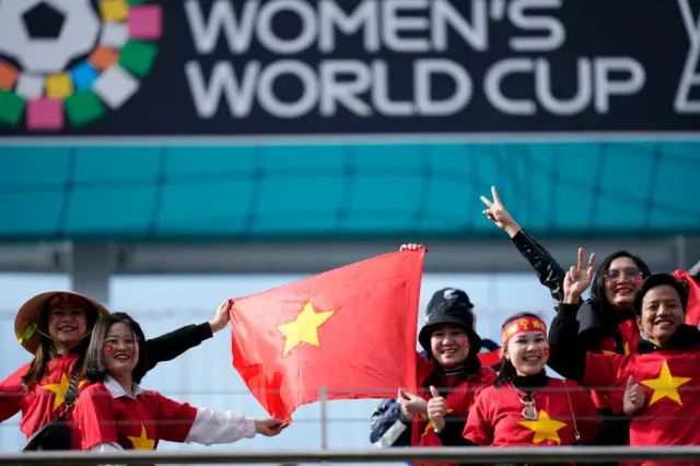 Vietnam fans at Eden Park