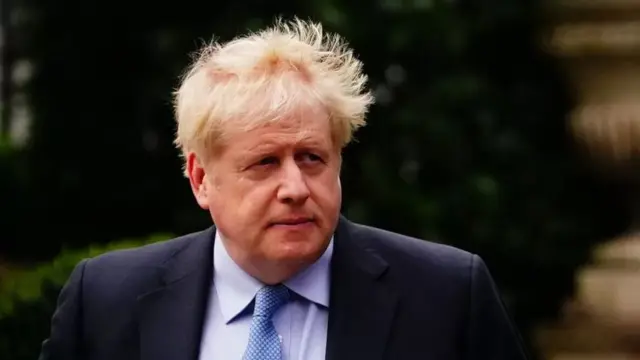 Former Prime Minister Boris Johnson