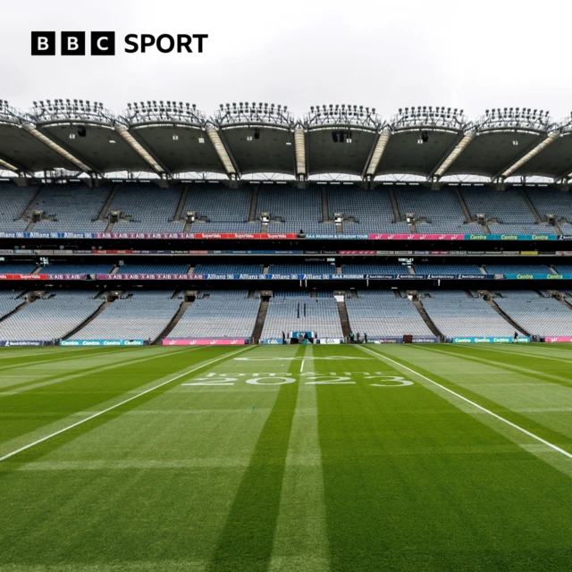 Croke Park pitch ahead of the All-Ireland Hurling Final