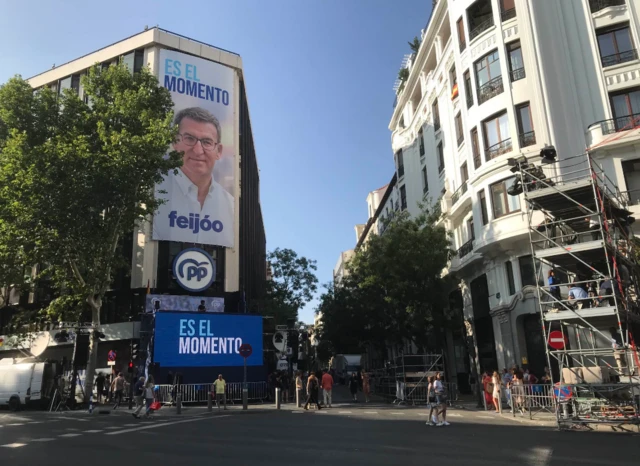 The PP's HQ in Madrid