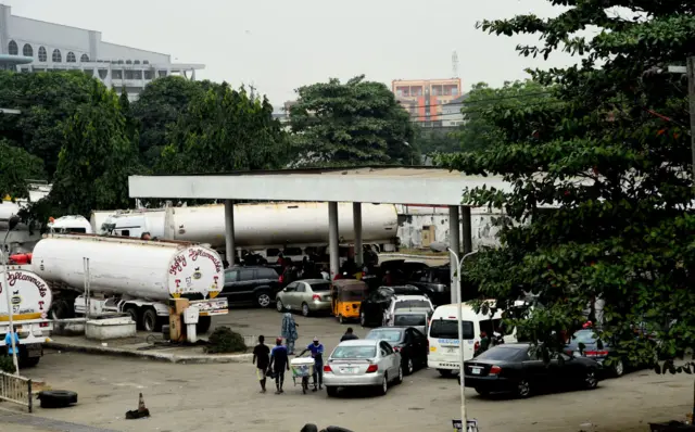 Petrol station in Nigeria