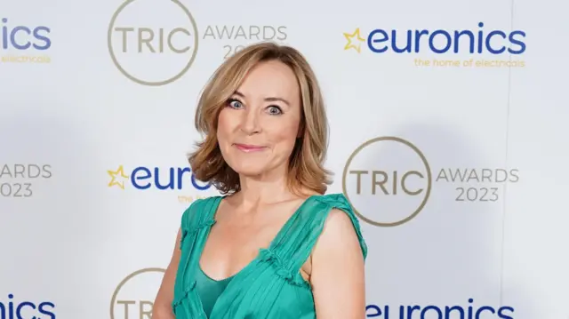 Sian Williams attending the TRIC (The Television and Radio Industries Club) awards at the Grosvenor House Hotel in London