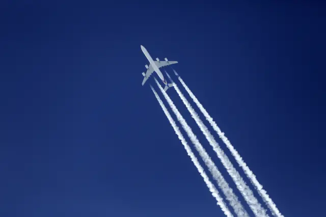 Stock image of a plane