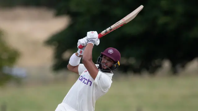 Emilio Gay batting for Northants