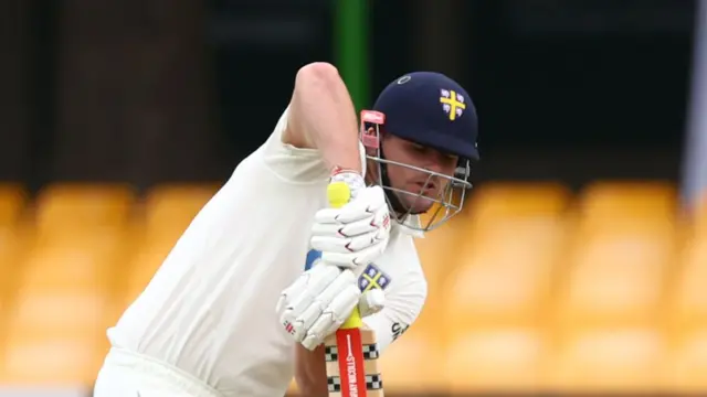 Alex Lees batting for Durham