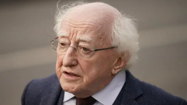 Irish President Michael D Higgins