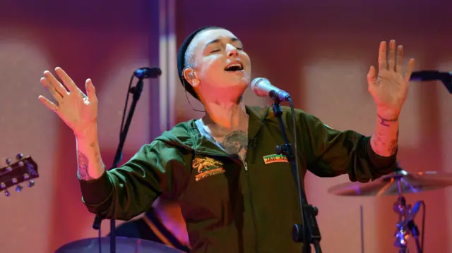 Picture shows singer Sinead O'Connor on the BBC One's The Andrew Marr Show in 2013