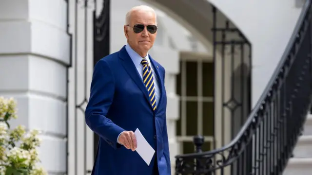 Biden in sunglasses