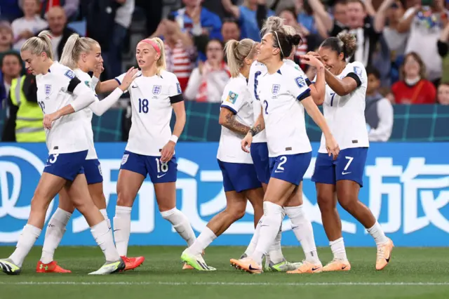 England celebrate