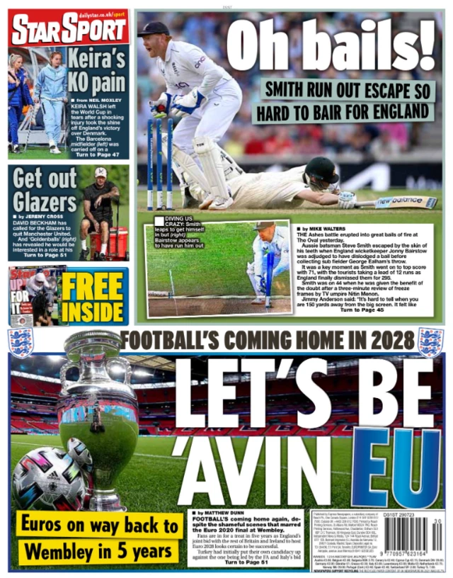 Star back page