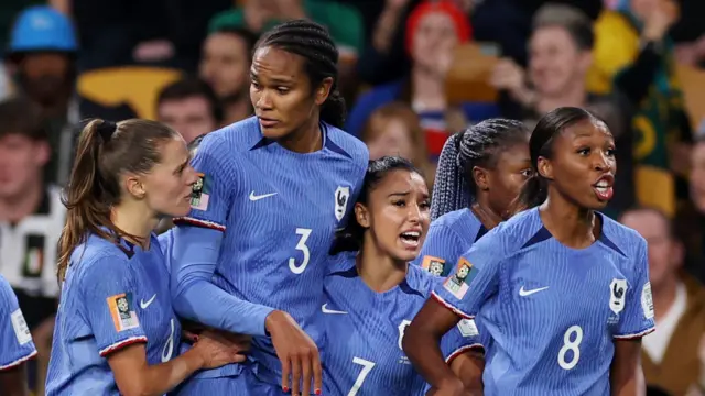 Wendie Renard after scoring France's winner