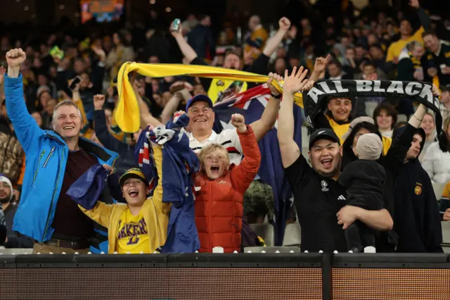 Fans at Melbourne Cricket Ground