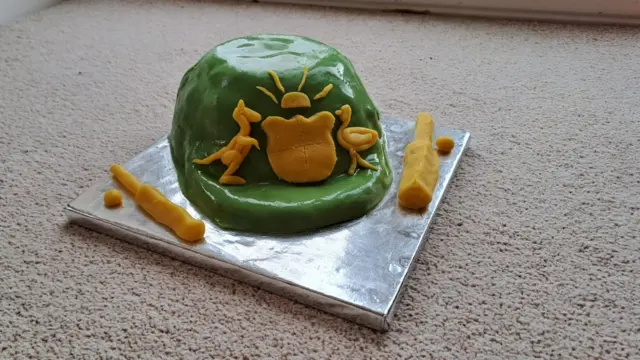 Baggy Green cake