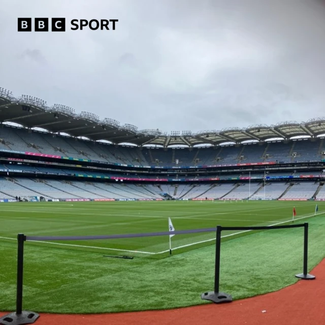 Croke Park on the morning of the All-Ireland final