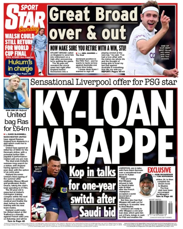 Star back page