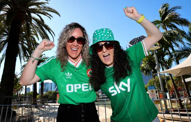 Republic of Ireland fans in Brisbane