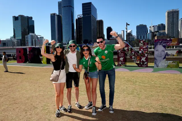 Republic of Ireland fans in Brisbane