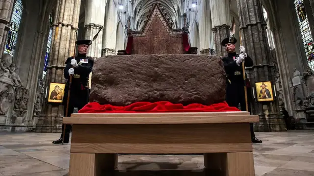 The Stone of Destiny, which played an important part in the Coronation, will also be at St Giles’ cathedral