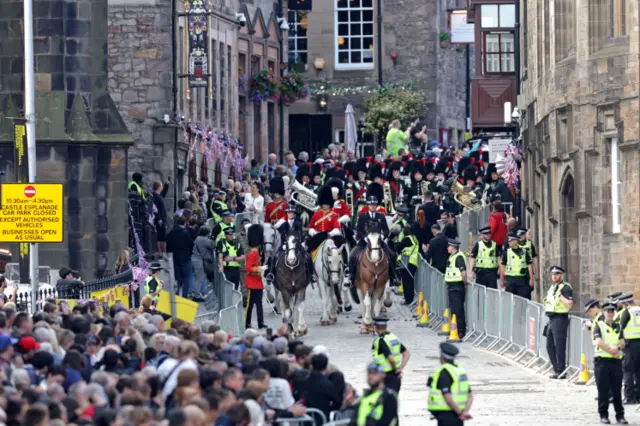 The People's Procession is under way