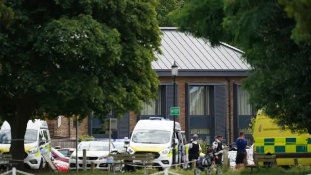 Scene outside The Study preparatory school