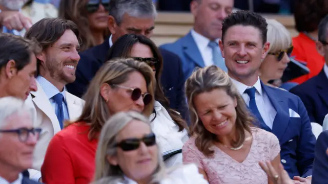 Tommy Fleetwood and Justin Rose