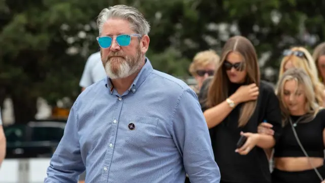 Tim Edwards arrives at Liverpool Crown Court