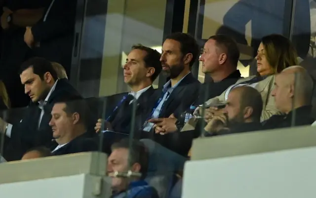 Gareth Southgate watching England U21's