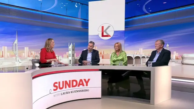 (L-R) Laura Kuenssberg, David Gauke, Alison Phillips and Stewart Purvis