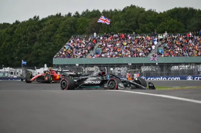 russell at silverstone