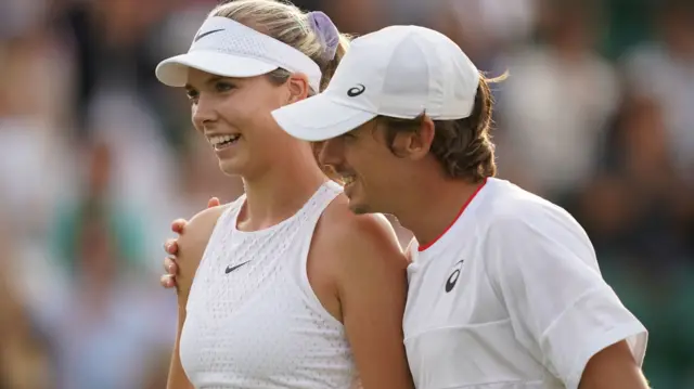 Katie Boulter and Alex de Minaur