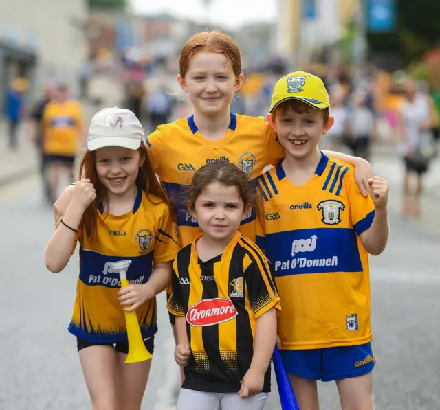 Four cousins but Kilkenny are outnumbered three to one as they make their way to Croke Park