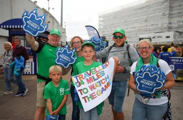 Southern Brave fans at Trent Bridge