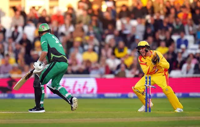 James Vince is stumped by Tom Kohler-Cadmore