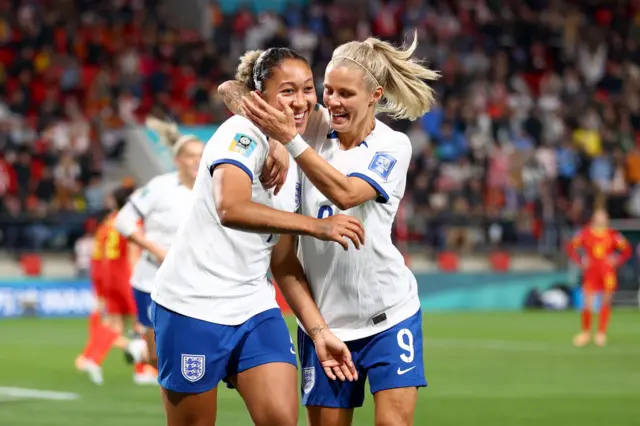 Lauren James and Rachel Daly