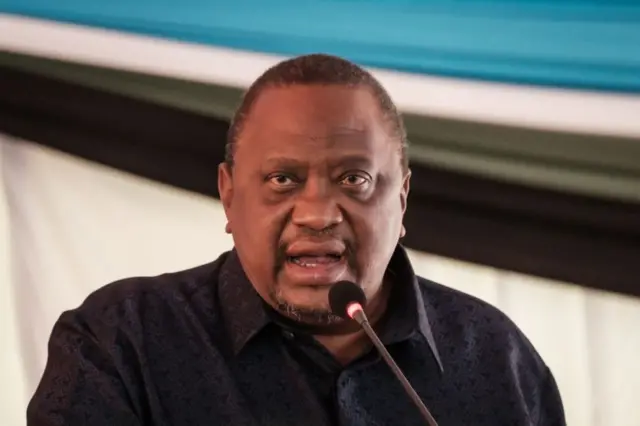 Former Kenya's President Uhuru Kenyatta