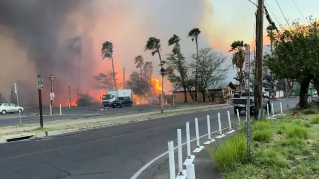 Wildfire in Hawaii